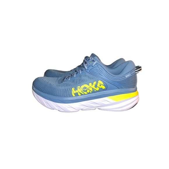 Hoka Men\'s Size 9 One One Bondi 7 Shoes in Provincial Blue main image 4